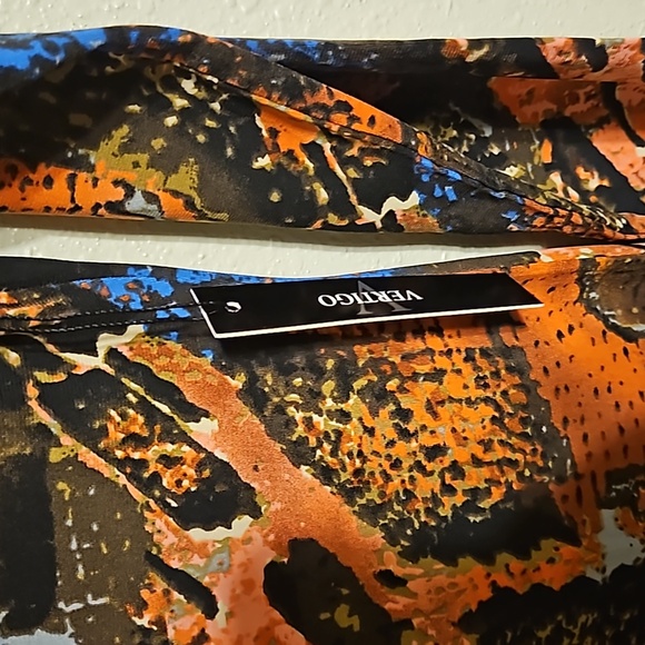 Vertigo bodycon NWT Floor Length Gown/ Prom Dress Side Slit Small stretchy - Picture 3 of 9